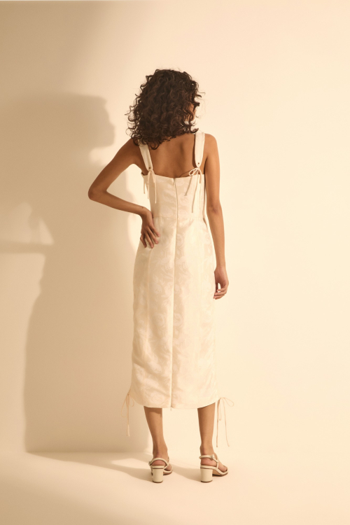 Aluf — VESTIDO LAVANDA OFF WHITE