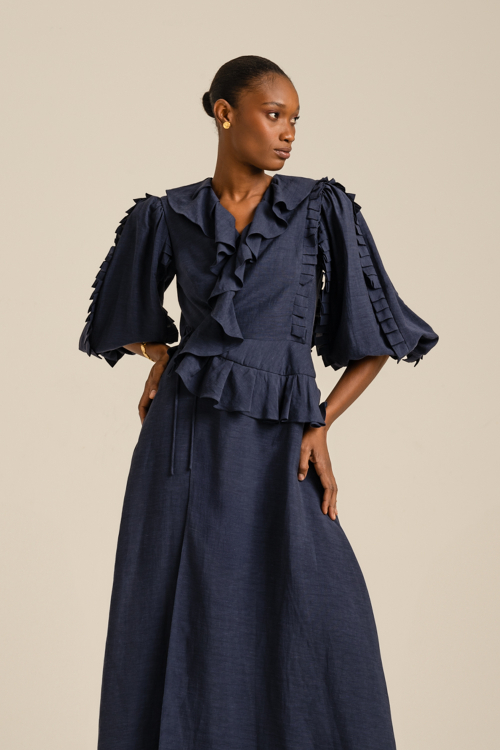 VESTIDO NINA MARINHO