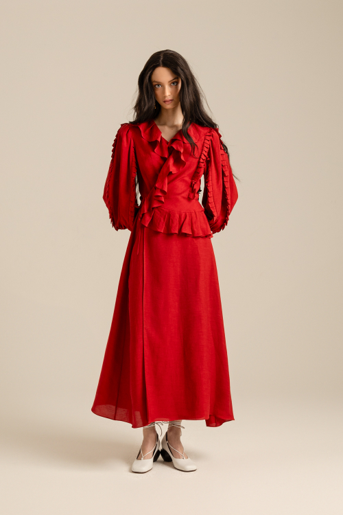 VESTIDO NINA VERMELHO