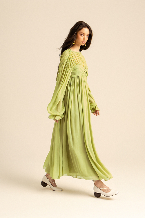 VESTIDO NINI VERDE CLARO