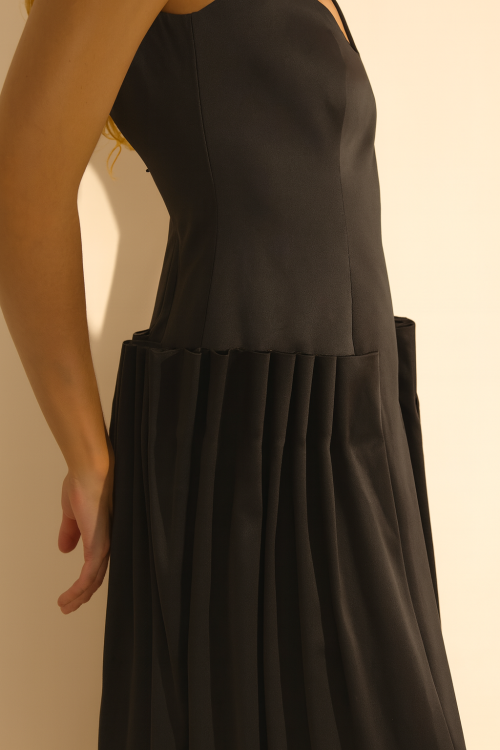 Aluf — VESTIDO PROSA PRETO