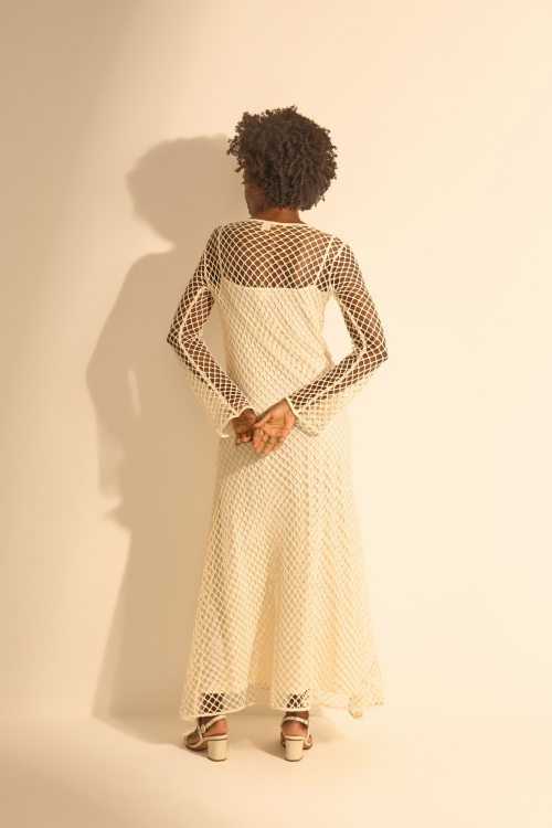 Aluf — VESTIDO TRESSÊ CRU