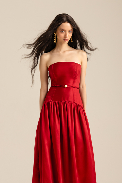 VESTIDO ZANZI VERMELHO